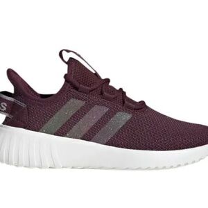 Adidas Maroon Athletic Shoes with White Sole